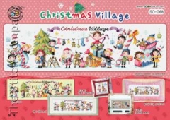 Stickvorlage Soda Stitch - Christmas Village