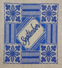 Stickvorlage Northern Expressions Needlework - September - Sapphire