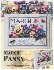 Stickvorlage Stoney Creek Collection - Flowers Of The Month March