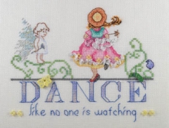 Stickvorlage MarNic Designs - Dance Like No One Is Watching