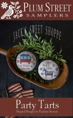 Stickvorlage Plum Street Samplers - Jacks Sweet Shoppe - Party Tarts