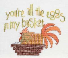 Stickvorlage MarNic Designs - Youre All The Eggs In My Basket