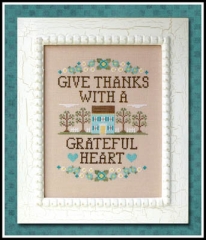 Stickvorlage Country Cottage Needleworks - Give Thanks