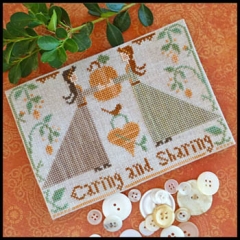 Stickvorlage Little House Needleworks - Caring And Sharing