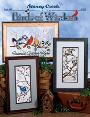 Stickvorlage Stoney Creek Collection - Birds Of Wisdom