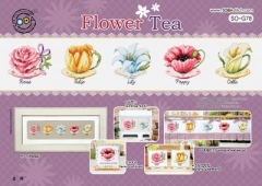 Stickvorlage Soda Stitch - Flower Tea