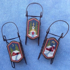 Stickvorlage Foxwood Crossings - Snow Country Sleds