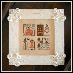 Stickvorlage Little House Needleworks - Fall Squared