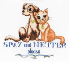 Stickvorlage MarNic Designs - Spay And Neuter Cat & Dog
