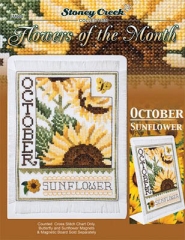 Stickvorlage Stoney Creek Collection - Flowers Of The Month October