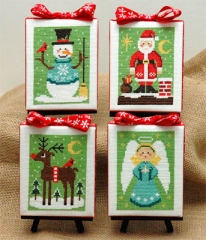 Stickvorlage Tiny Modernist Inc - Christmas Cuties