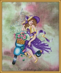 Stickvorlage Cross Stitching Art - Violetta