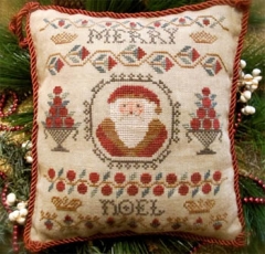 Stickvorlage Homespun Elegance Ltd - Cinnamon Stick Santa XXV Merry Noel Sampler