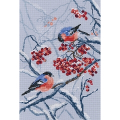 RTO Stickpackung - Bullfinches in Rowanberries