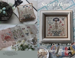 Stickvorlage Blackbird Designs - Sweet Home (Garden Club)