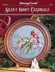 Stickvorlage Stoney Creek Collection - Silent Night Cardinals