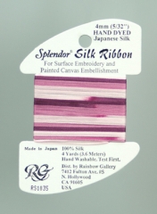 Rainbow Gallery Splendor Silk Ribbon Farbe Medium Plum