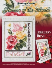 Stickvorlage Stoney Creek Collection - Flowers Of The Month February