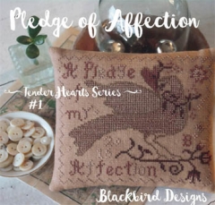 Stickvorlage Blackbird Designs - Pledge Of Affection (Tender Heart Series)