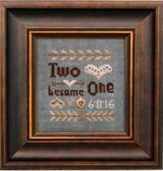 Stickvorlage Heart In Hand Needleart - Two Become One (w/emb)