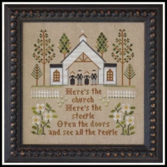 Stickvorlage Little House Needleworks - Heres The Church