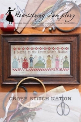 Stickvorlage Heartstring Samplery - Cross Stitch Nation