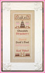 Stickvorlage Country Cottage Needleworks - Cake Menu