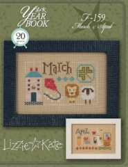 Stickvorlage Lizzie Kate - Yearbook Double Flip March & April