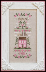 Stickvorlage Country Cottage Needleworks - Stop And Smell The Roses