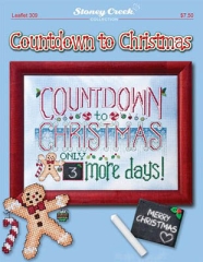 Stickvorlage Stoney Creek Collection - Countdown To Christmas