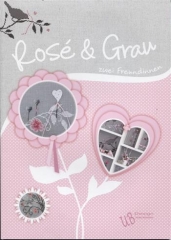 UB-Stickdesign - Rosé & Grau
