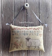 Stickvorlage Scattered Seeds Samplers - Pure In Heart Hanging Pinpillow