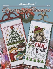 Stickvorlage Stoney Creek Collection - Christmas Banners IV