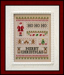 Stickvorlage Country Cottage Needleworks - Santas Sampler