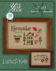 Stickvorlage Lizzie Kate - Yearbook Double Flip November & December