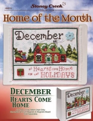 Stickvorlage Stoney Creek Collection - Home Of The Month December