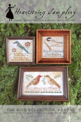 Stickvorlage Heartstring Samplery - Bird Collection Part III
