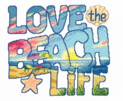 Stickvorlage Imaginating - Love The Beach Life