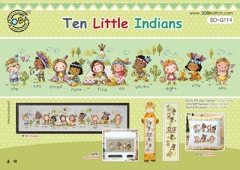 Stickvorlage Soda Stitch - Ten Little Indians