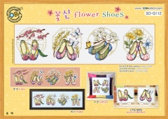 Stickvorlage Soda Stitch - Flower Shoes