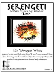 Stickvorlage Ronnie Rowe Designs - Serengeti Lion