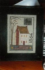 Stickvorlage Chessie & Me - 1864 House Sampler