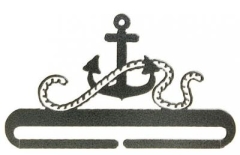 Dekobügel Maritim schwarz 15 cm (Ausverkauf)