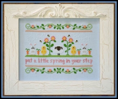 Stickvorlage Country Cottage Needleworks - Spring In Your Step