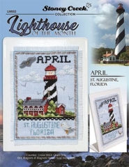 Stickvorlage Stoney Creek Collection - Lighthouse Of The Month April