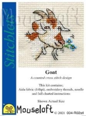 Stickpackung Mouseloft - Goat Ø 6,4 cm