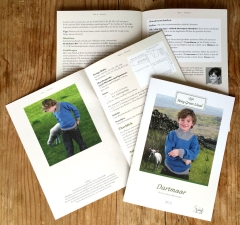 Rosy Green Wool Strickmuster Dartmoor - Kinderpullover