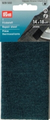 Prym 929550 Flickstoff Jeans zum Aufbügeln dunkelblau