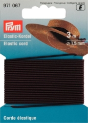 Elastic-Kordel (Hutgummi) 1,5 mm braun - Prym 971067