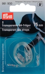 Prym 991930 BH-Träger 15 mm transparent